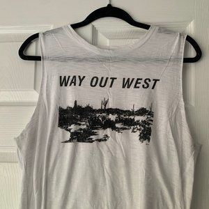 way out west muscle tshirt